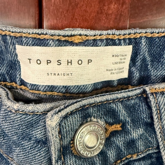 Topshop Blue Ankle & Cropped Jeans - Picture 2 of 3